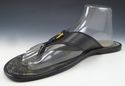 LOUIS VUITTON sz 11 LEATHER STRAP THONG SANDALS FD