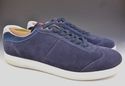 PRADA sz 10.5 SUEDE LACE UP SNEAKER 4E2431 MENS BL