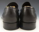 GUCCI sz 10.5 LEATHER MOCCASIN TOE LOAFERS 101741 