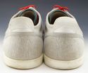 GUCCI sz 10 FABRIC & LEATHER LOW CUT SNEAKERS 2123