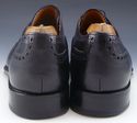 New - YANKO sz 8.5 LEATHER WINGTIP OXFORDS MENS BL