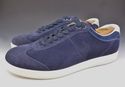 PRADA sz 10.5 SUEDE LACE UP SNEAKER 4E2431 MENS BL