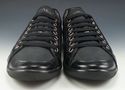 PRADA sz 7.5 LEATHER & NYLON LOW CUT SNEAKERS 4E18