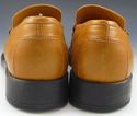 TODS sz 11 LEATHER MOCCASIN TOE LOAFERS MENS LIGHT