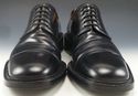 GUCCI sz 8.5 SMOOTH LEATHER CAP TOE OXFORDS 111526