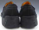 TODS sz 9 SUEDE MOCCASIN TOE STRAP LOAFERS MENS BL