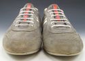 PRADA sz 7.5 PERFORATED SUEDE SNEAKERS 4E2335 MENS