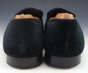 CHURCH'S sz 11 F SOVEREIGN VELVET SLIPPERS MENS BL