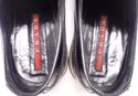 PRADA sz 9.5 LEATHER WINGTIP SNEAKERS 4E2674 MENS 