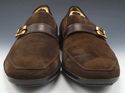 FERRAGAMO sz 10.5 PACIFICO SUEDE LOAFERS UH34981 M