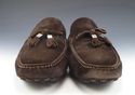 LOUIS VUITTON sz 7.5 SUEDE DRIVING MOCCASIN FA0130