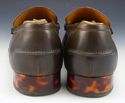 GUCCI sz 8.5 LEATHER TASSEL LOAFERS 212417 MENS OL