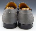 MAGNANNI sz 9.5 PERFORATED NUBUCK STRAP LOAFERS ME