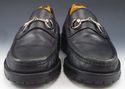 GUCCI sz 7 LEATHER LUG SOLE BIT LOAFERS 016343 MEN