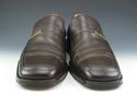 GUCCI sz 8.5 LEATHER APRON TOE LOAFER 1101544 MENS