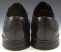 PRADA sz 8.5 LEATHER MEDALLION TOE OXFORDS 2E1400 