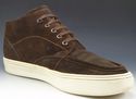 FERRAGAMO sz 10.5 SUEDE LACE UP DESERT BOOTS TV148