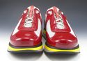 PRADA sz 7 PATENT LEATHER DOUBLE SOLE SNEAKERS 4E2