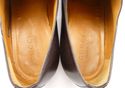 GUCCI sz 9 LEATHER CAP TOE OXFORDS 206625 MENS BRO