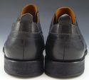 JOHN VARVATOS sz 10.5 LEATHER CAP TOE SLIP ON OXFO