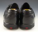 PRADA sz 7.5 LEATHER & NYLON LOW CUT SNEAKERS 4E18