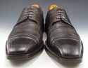 DOLCE & GABBANA sz 10 LEATHER BICYCLE TOE OXFORDS 