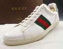 GUCCI sz 13.5 LEATHER LACE UP SNEAKER 12537 MENS W