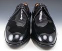 New - SANTONI sz 7 PATENT LEATHER OXFORDS 993301 M