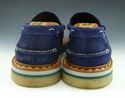 GRAZIANO MAZZA sz 44 SUEDE PENNY STRAP LOAFERS MEN