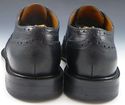 BURBERRY sz 42 LEATHER WINGTIP OXFORDS MENS BLACK 