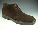 FERRAGAMO sz 11.5 SUEDE ANKLE BOOT UQ6151 MENS BRO