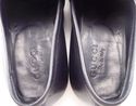 GUCCI sz 7.5 LEATHER APRON TOE STRAP LOAFERS 13251