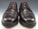 TOD'S sz 7 LEATHER WINGTIP OXFORDS MENS DARK BROWN