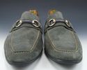 MAGNANNI sz 12 SUEDE APRON TOE BIT LOAFERS 15842 M