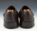 PRADA sz 6.5 LEATHER LOW CUT SNEAKER 2E0637 MENS B