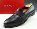 FERRAGAMO sz 8 EE RIO FORMAL TUXEDO LOAFERS UH1484