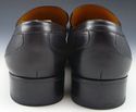 GUCCI sz 12.5 LEATHER APRON TOE BIT LOAFERS 247499