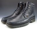 LOUIS VUITTON sz 9 LEATHER MOCCASIN TOE BOOTS FA00