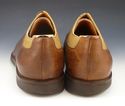 FERRAGAMO sz 10 EE LEATHER SPLIT TOE OXFORDS MENS 