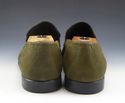 GUCCI sz 7 NUBUCK APRON TOE LOAFER 247494 MENS OLI