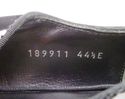 GUCCI sz 44.5 E PATENT WINGTIP OXFORDS 189911 MENS