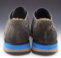 PRADA sz 9.5 SUEDE WINGTIP DOUBLE SOLE SNEAKER 4E2