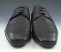 PRADA sz 7 LEATHER BICYCLE TOE OXFORD 4E1569 MENS 