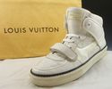 LOUIS VUITTON sz 8 TOWER MONOGRAM LEATHER SNEAKERS