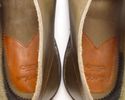 New - PAUL SMITH sz 11 REED TEXTURED LEATHER BOOTS