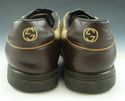 GUCCI sz 14.5 GG CANVAS & LEATHER SNEAKERS 162961 