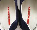 New - PRADA sz 9 SUEDE LACE UP SNEAKERS 4E2552 MEN