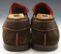 GUCCI sz 11 SUEDE APRON TOE STRAP LOAFERS 141960 M