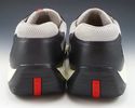 PRADA sz 9 LEATHER & NYLON MESH SNEAKERS PS0906 ME