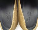 New - GUCCI sz 7 TEXTURED SUEDE PLATE LOAFERS 2474